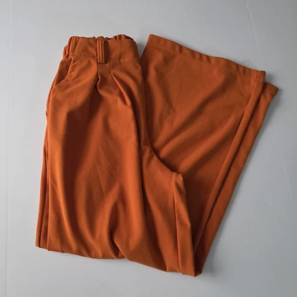 Halara Flex High Waisted Pocket Wide Leg Waffle Work Pants Size Medium Regular - Picture 10 of 15